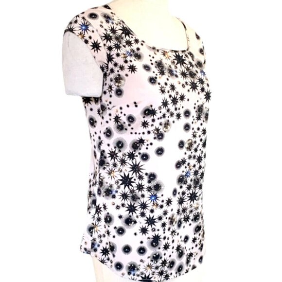The Limited Celestial Stars Novelty Print Top Sz S #303H - Picture 2 of 7